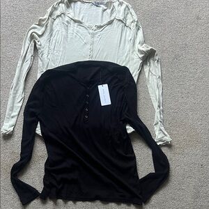 Mika Jaymes Men’s long sleeve  Henley